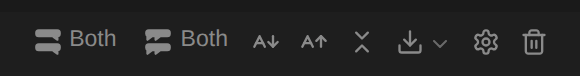 The toolbar