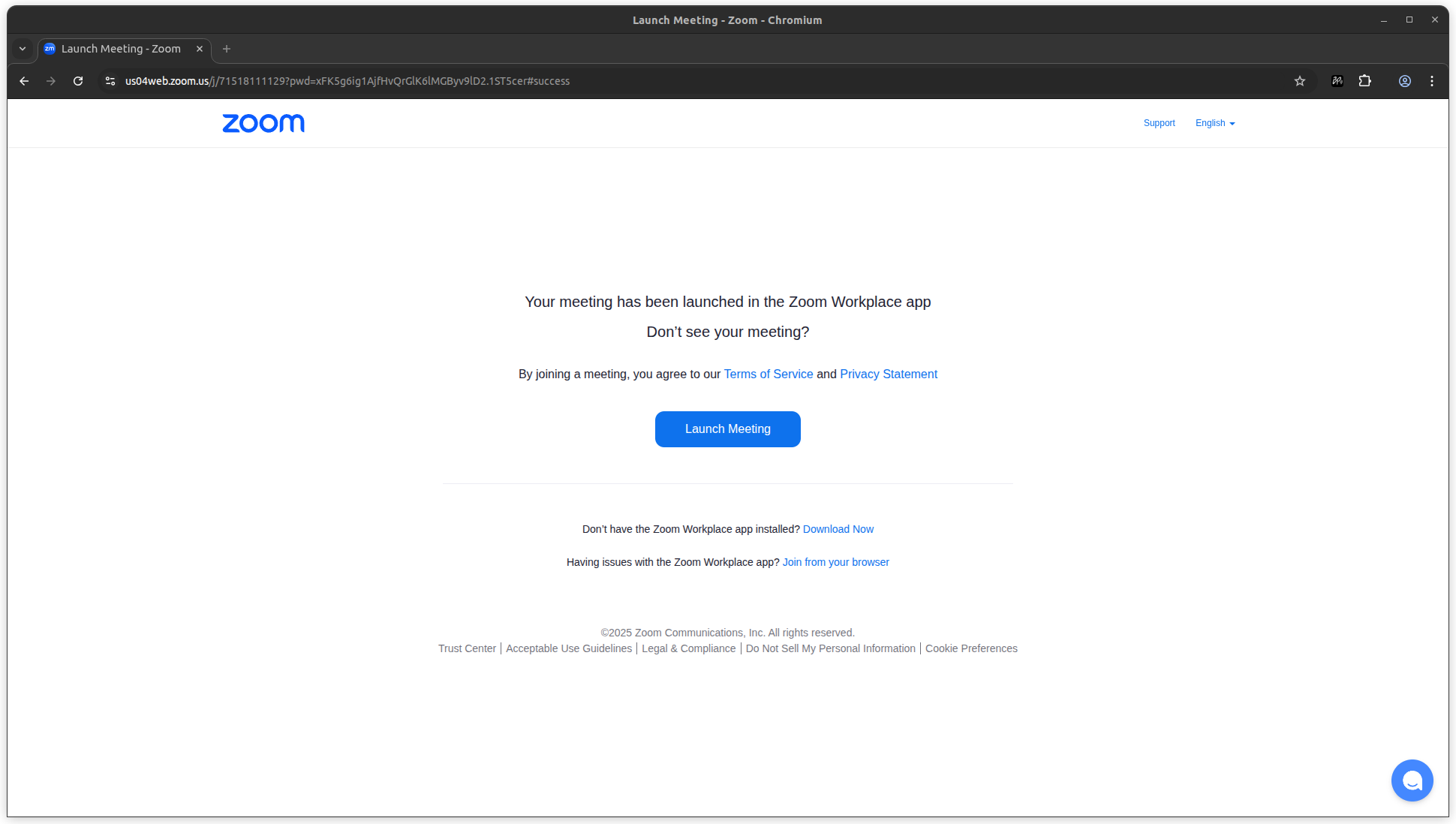 Join from Browser